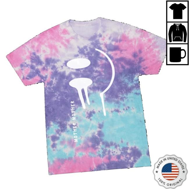 Mother Mother Merch Smiley Tie-Dye Sweatshirt