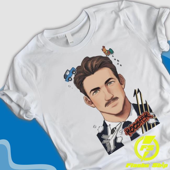 Official Top Gun Maverick Rooster Manga Style Shirt