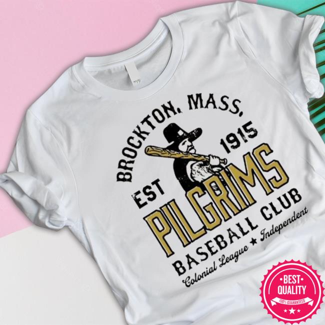 Brockton Mass Est 1915 Pilgrims Baseball Club shirt