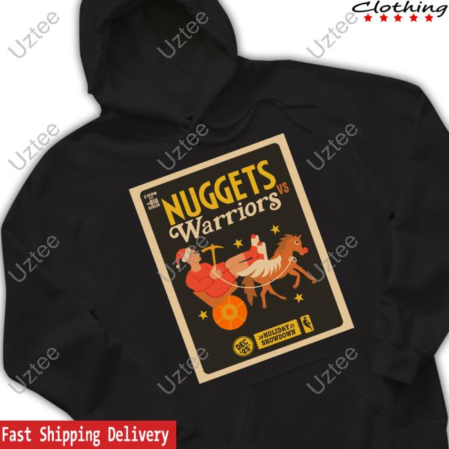 Nuggets Vs Warriors 25Th December 2023 Holiday Showdown Poster Tee Shirt