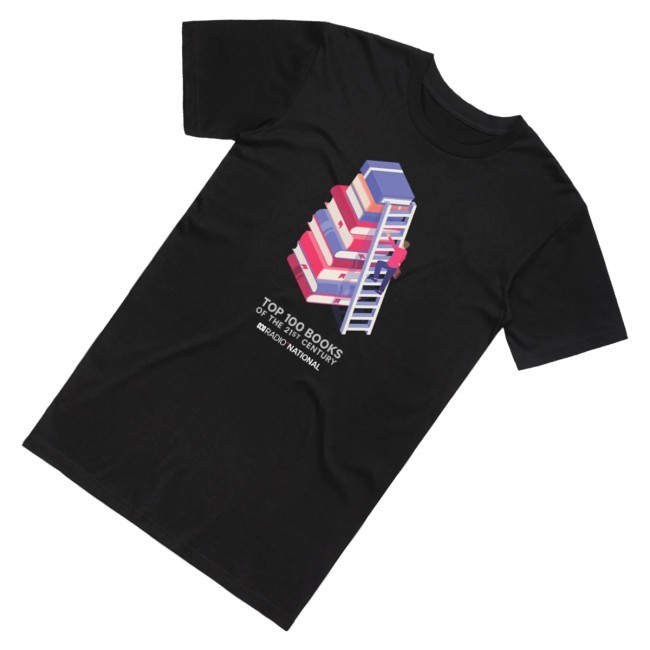 Official Abc Merch Top 100 Books Ladder Black Long Sleeve Shirt
