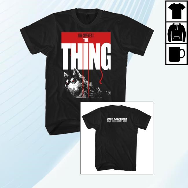 Sum Merch John Carpenter Live In Concert The Thing Black Hoodie Sweatshirt