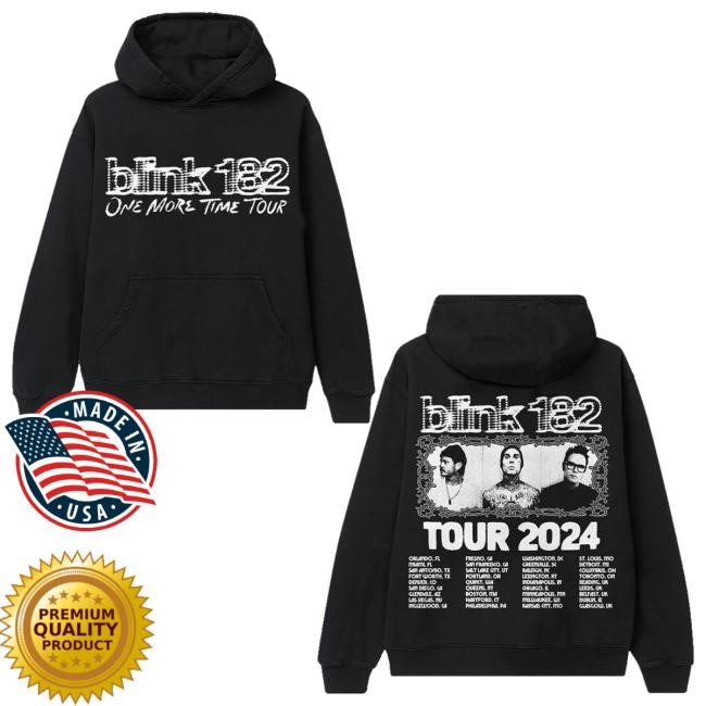 Blink 182 Merch One More Time Tour Shirts