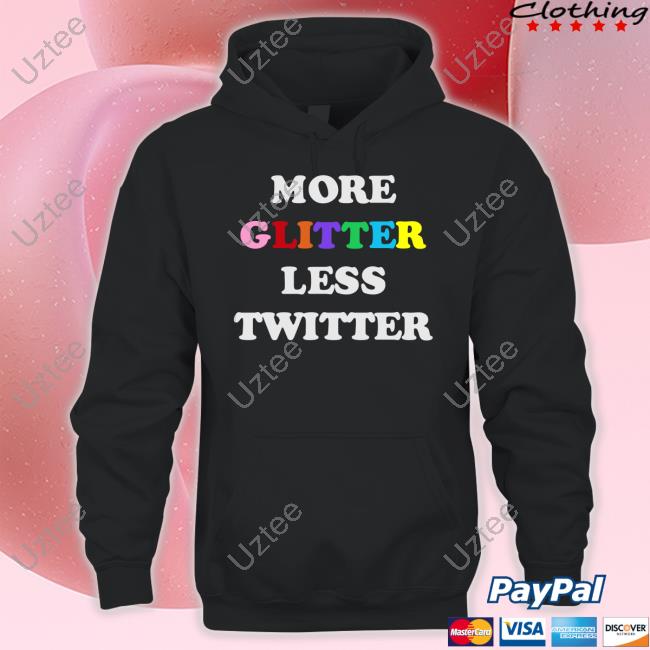 Anne Caprara More Glitter Less Twitter Tee Shirt