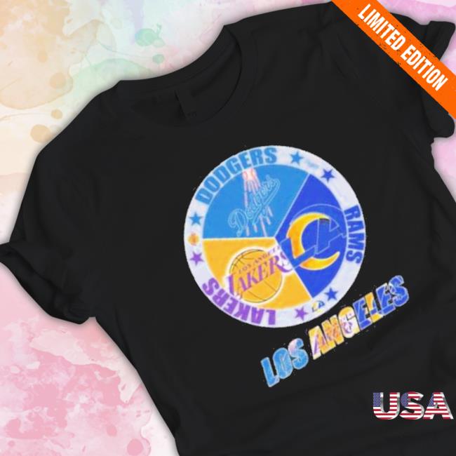 Official Los Angeles Rams Los Angeles Lakers Los Angeles Dodgers 2023 shirt, hoodie, tank top, sweater and long sleeve t-shirt