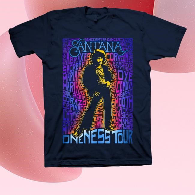 Santana Online Store Wordsmith New Shirt Santana Oneness Tour