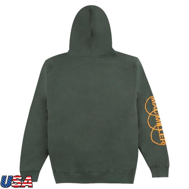 Macmillerswebsite Merch Take A Little Time Heavyweight Green T-Shirt