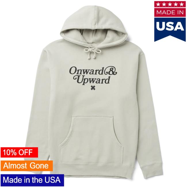 Official Shop XPLR Merch Sam And Colby Store ShopXPLR Onward & Upward Hooded Sweatshirt Smoke