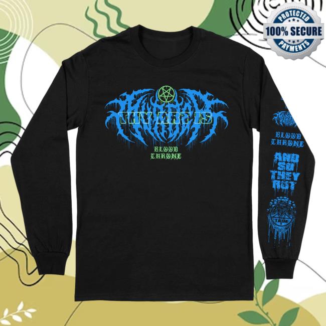 Official Thy Art Is Murder Merch Store Thy Art Is Murder Blood Throne Long Sleeve Tees