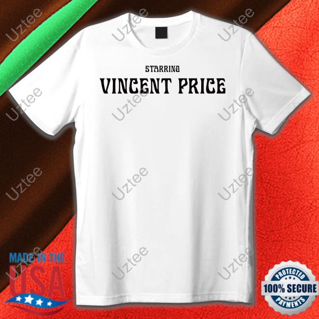 Starring Vincent Price Official Shirt