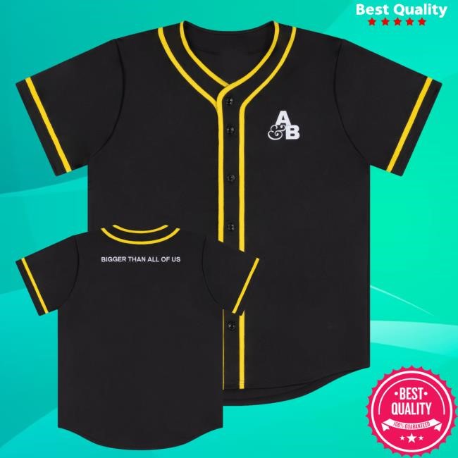 Official Anjunabeats Bigger Than All Of Us Baseball Jersey Tee