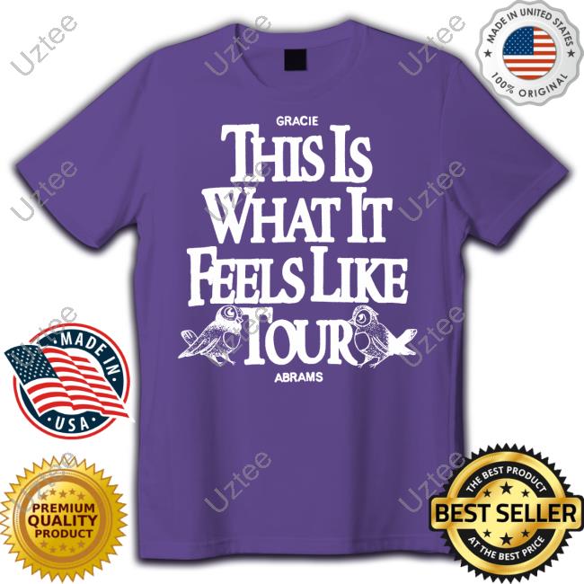 Gracie Abrams This Is What It Feels Like Tour Long Sleeve Tee Shirt Gracie Abrams This Is What It Feels Like Tour Shirt