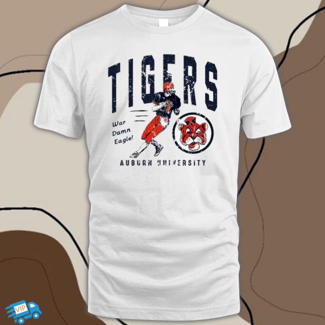 Auburn Tigers College Vault Men’S Ash Grey All American Shirt