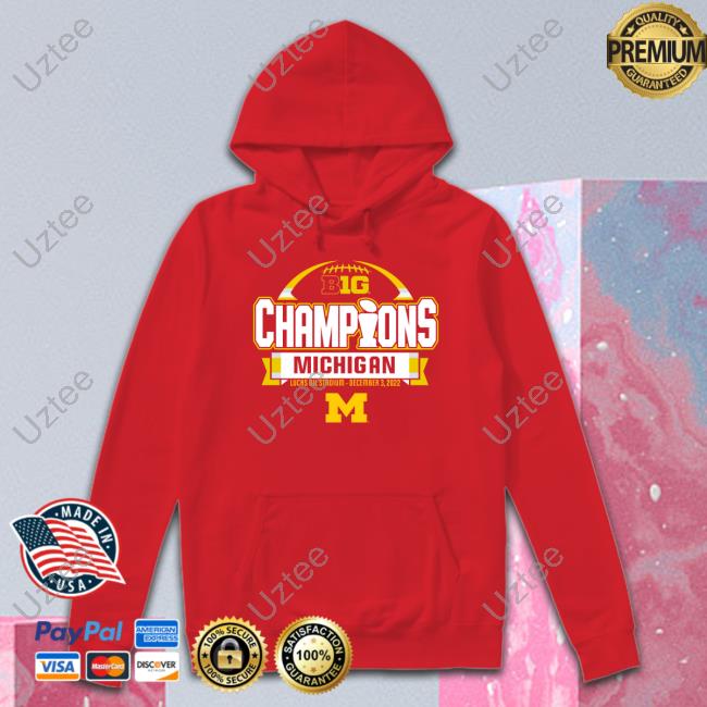 Michigan Big 10 Championship T Shirt Michigan Big 10 Championship Hoodie
