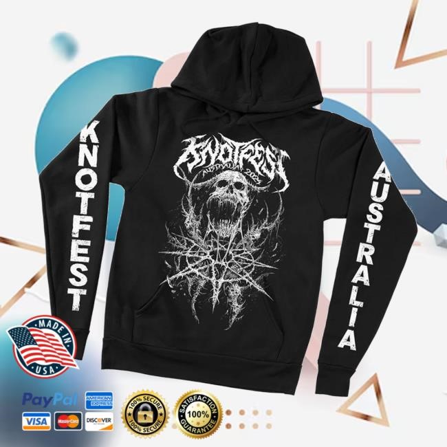 Knotfest Merch Store Shop Riddick Skull Black Sweater