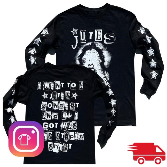 Official Jutes Merch Store Tour Long Sleeve Funny Shirt