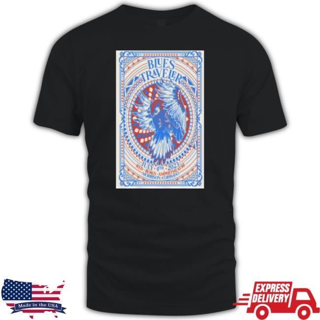 Blues Traveler 07 04 23 Red Rocks Morrison, Co Poster shirt