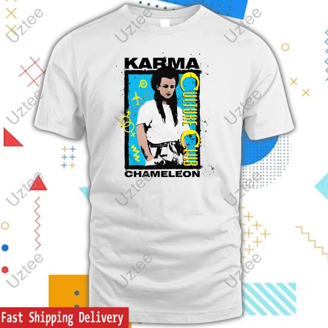 Culture Club Karma Chameleon 40Th Anniversary Boy George New Shirt