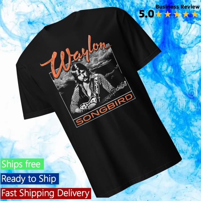 Official Songbird Waylon Jennings Album T Shirts