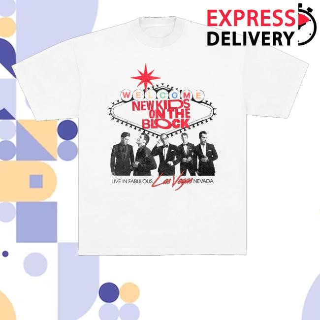New Kids On The Block Las Vegas Event Sign Shirt