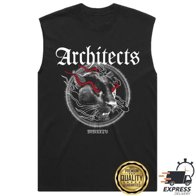 Architects Merch Panther Black Vest t-shirt, hoodie, tank top, sweater and long sleeve t-shirt