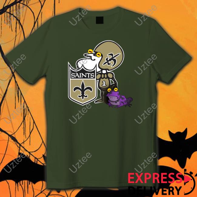 The Hypnotoad Tcu Football To New Orleans Saints Tee Shirt