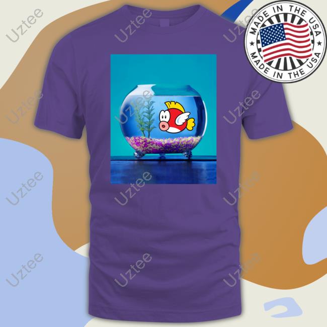 Nintendo Mario Cheep Cheep Fish Bowl T Shirt Generational Talent