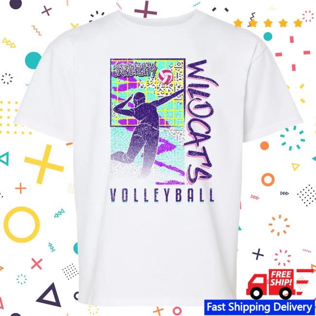 Nusports Store Northwestern Volleyball Youth Retro Bogo Shirt