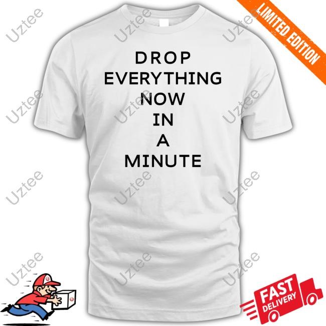 Ben Summer Wearing Drop Everything Now In A Minute Shirt