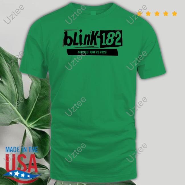 Blink 182 Merch Seattle June 25 2023 Hoodie