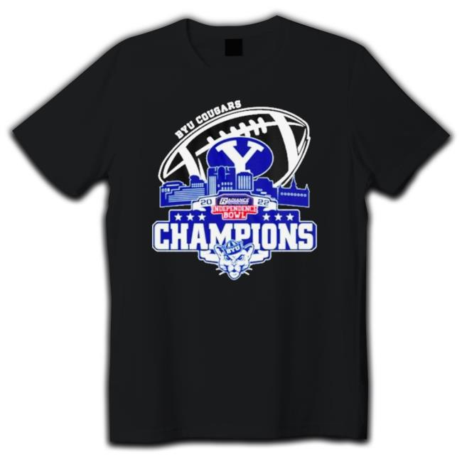 Official Byu Cougars Logo Dukes Bowl City 2022 Champions Shirts