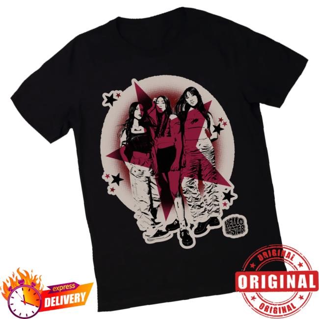 Hello Sister Music Merch Hello Sister Black Star Hoodie Hello Sister Music Merch Hello Sister Black Star T-Shirt, Hoodie, Tank Top, Sweater And Long Sleeve T-Shirt