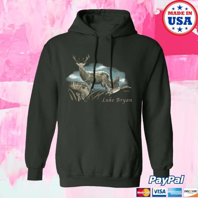 Luke Bryan Nai Roosevelt Mallard Bass T-Shirt, Hoodie, Tank Top, Sweater And Long Sleeve T-Shirt Luke Bryan Merch Store Shop Forest