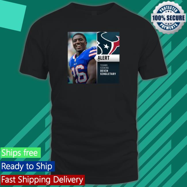Alert Texans Signing Devin Singletary Sweatshirt
