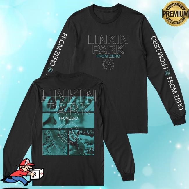 Linkin Park Merch Store From Zero Texture Black Ls Shirt