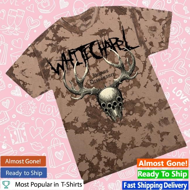 Whitechapel Band Merch Dissonance Iced Brown Tie Dye Hoodie Sweatshirt