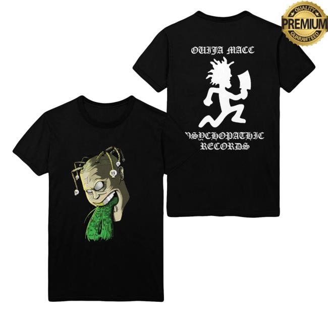 Icp Merch Ouija Macc Rest In Peace Black New Shirt