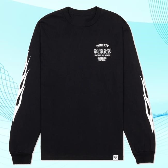 Official Xgames Merch Ventura Long Sleeve Crewneck Sweatshirt
