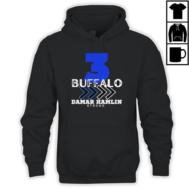 3 Buffalo Damar Hamlin Strong T-Shirt