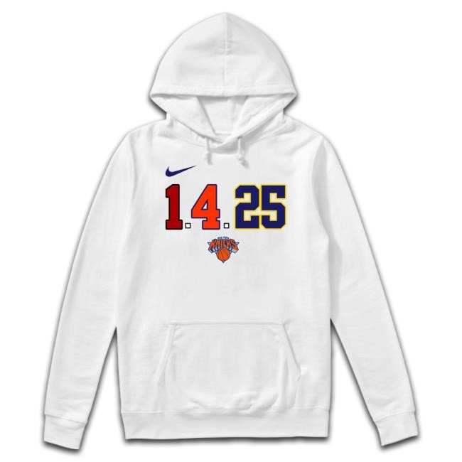 Knicks Derrick Rose Night 1.4.25 Hooded Sweatshirt