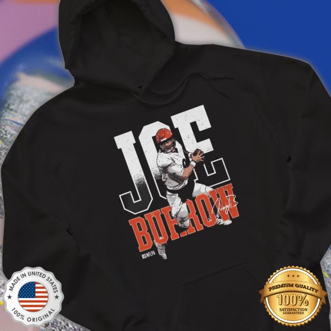 Joe Burrow Cincinnati Bengals Bold Signature Tee Shirt