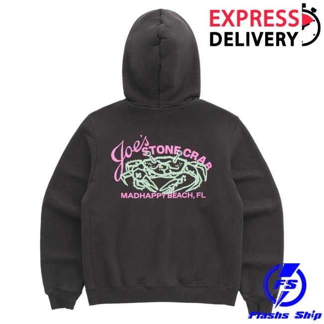 Official Madhappy Clothing Merch Store Joe's Stone Crab Pull Over Hoodie Mad Happy Shop