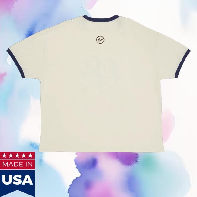 Travis Scott Merch Shop Cj X Fragment X Takashi Murakami Tokyo Ringer Tee Shirt