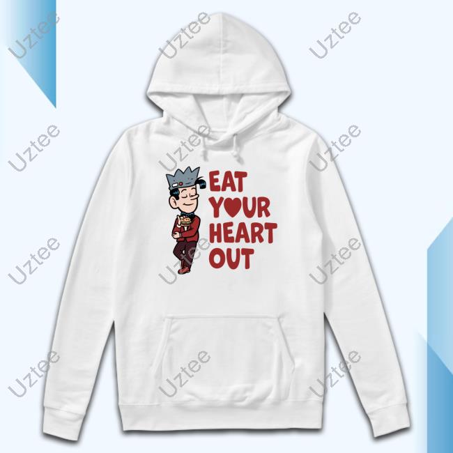 Official Archie Comics Store Jughead Eat Your Heart Out Tee Shirt