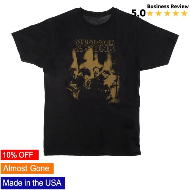 Mumford & Sons Merch Store Dust And Thunder Long Sleeve Shirt