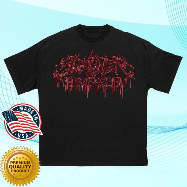 Firstblood Merch Slaughter To Prevail Red Logo Crystal Crewneck Sweatshirt