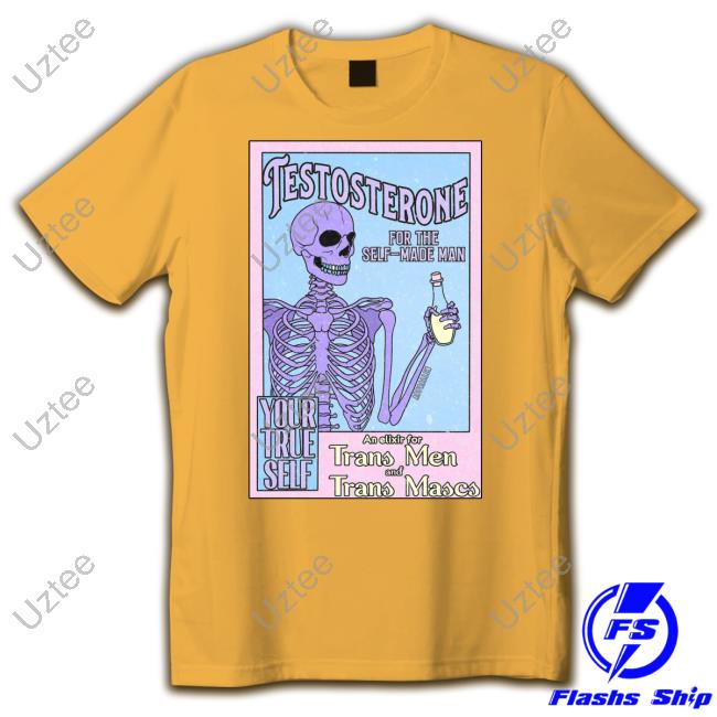 Abprallenuk Testosterone For The Self-Made Man Hoodied Sweatshirt