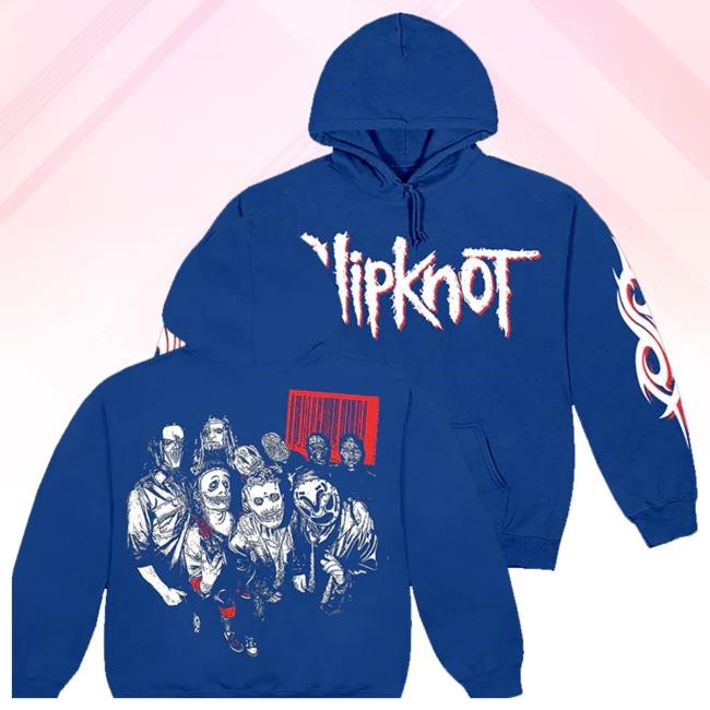 Slipknot Merch Store Royal Blue Hoodie