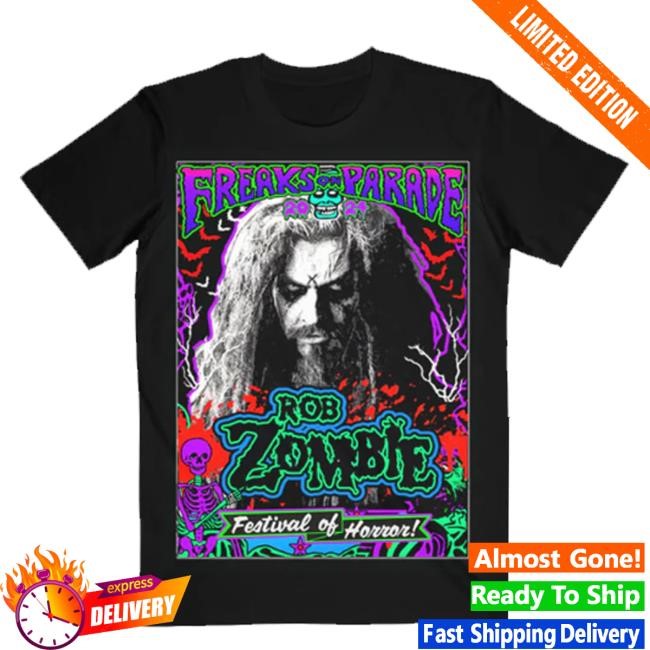 Official Rob Zombie Merch Store Festival Of Horror 2024 Itin Tee