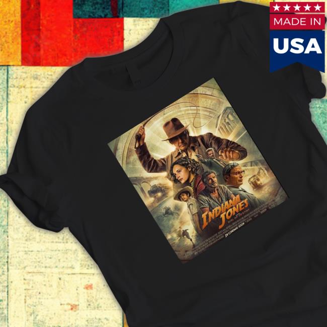 New Poster For Indiana Jones And The Dial Of Destiny Vintage T-Shirt